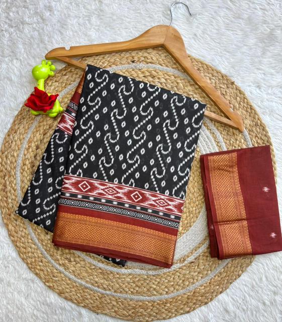 Lakhani chatai border fancy cotton sarees wholesale